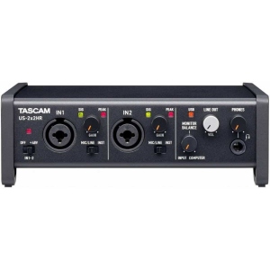 Tascam Us1X2 HR Scheda audio Usb 2 In 1 Mic 2 Out