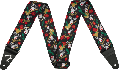 Fender Ugly Christmas Sweater Strap Reindeer