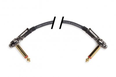 Reference Ric43Fx Cavo Per Pedali Effetto Connettori Dorati A Piattina 10Cm