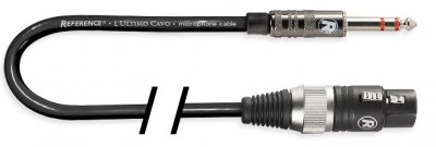 Reference Cavo Bilanciato Xlr M / Jack Stereo Nero 2M