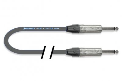 Reference Ric01-Bk-Jj-Neutrik Cavo Jack Mt 3