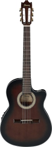 Ibanez GA35TCEDVS Chitarra Classica Cutaway Elettrificata Dark Violin Sunburst