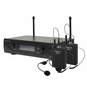 Proel Wm101Dh Doppio Radiomicrofono Headset Wireless