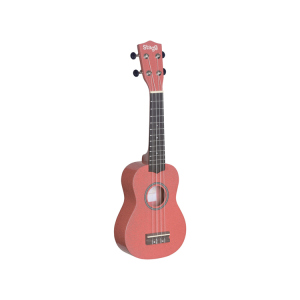 Stagg Us-Lips Ukulele Soprano Rosa con Borsa