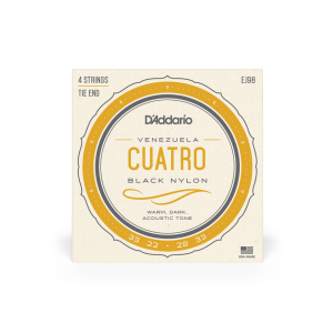 D'Addario Muta Ej98 Venzuelan Cuatro Black Nylon Normal Tension