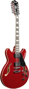 Ibanez AS7312TCD  Cherry Red 12 String Guitar