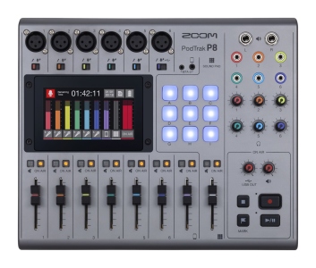 Zoom P8 Mixer Podcast Recorder
