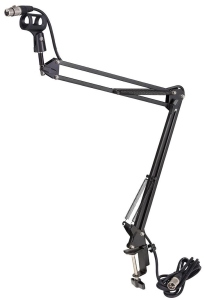 Soudsation St50M Asta Microfonica Snodabile da Tavolo con Cavo Bilanciato 4 Mt