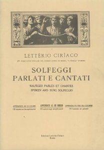 Ciriaco Solfeggi Parlati e Cantati 3 Corso