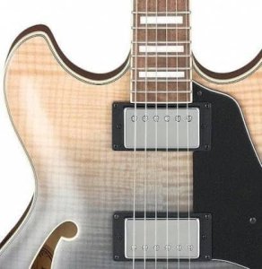Ibanez AS73FM Chitarra Semiacustica Transparent Indigo Fade