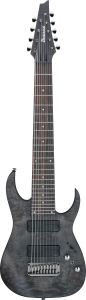 Ibanez RG9PBTGF 9 string Transparent Gray Flat