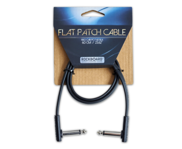 Rockboard Rbo Cavo Flat Patch Cable 60 Cm Black Dritto Pipa