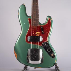 Fender Custom Shop Time Machine 62 Jazz Bass Relic Aged Sherwood Green Metallic