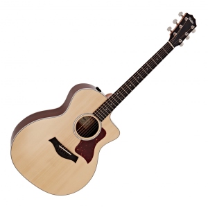 Taylor 214Ce Quilted Sapele Spruce Nat Top DLX