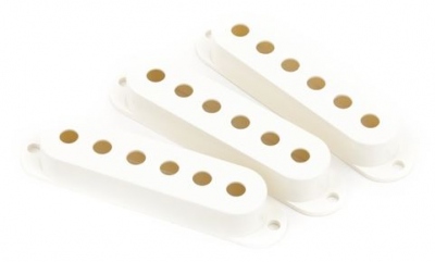 Fender Stratocaster Pickup Cover White Set 3