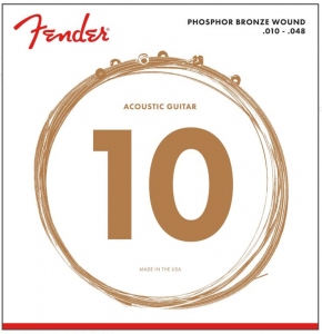 Fender Muta 60Xl Phosphor Bronze Per Chitarra Acustica 10-48