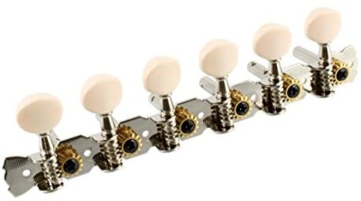 Allparts Tunning Key Buttons White Set6