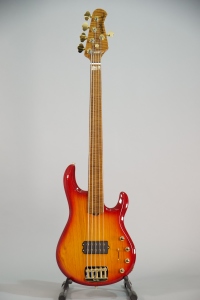 MusicMan BFR Stingray 5 Special Fuego Fretless 21 Of 105