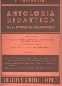 Simeoli Rossomandi Antologia Didattica Pianoforte Cat. B  Fascicolo 2