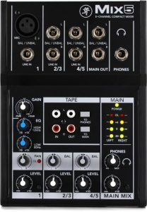 Mackie Mx5 Mixer 5 Canali
