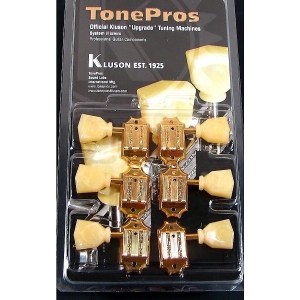 Kluson Meccaniche Tpkg3-Gold