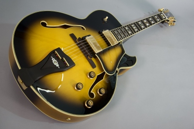 Ibanez Lgb300Vys Chitarra Semiacustica Vintage Yellow Sunburst  con Astuccio