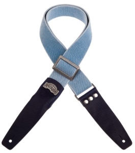 Magrabo241135M SC Cotton Washed Celeste 5cm Tw Inkle Blu fibbia Recta Argento