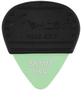 Fender Mojo Grip Picks Dura Tone Delrin .58 3-Pack