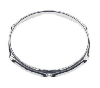 Dixon Pks312-6 Cerchio per Tom 12' 6 Fori Cromato Lato Cordiera