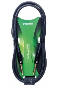 Bespeco Eass150 Cavo 2 Jack Stereo Dritto Mt 0,5