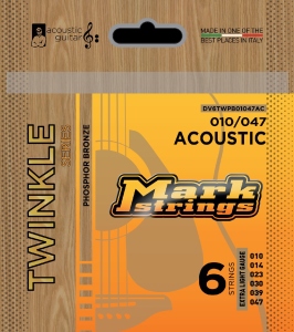 Dv Mark Muta per Chitarra Acustica Twinkle Phosphor Bronze XLight 10-47
