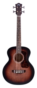 Guild Jumbo Junior Bass Antique Charcoal Burst Short Scale