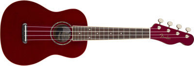 Fender Zuma Classic Concert Ukulele Candy Apple Red