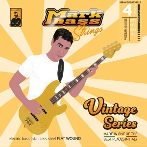 Markbass Electric Bass Steel Flat Wound 45-105