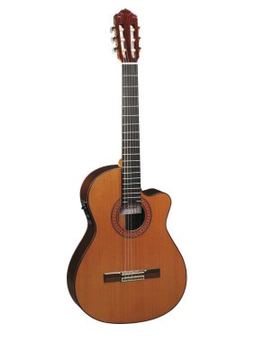 Almansa 435CW Nature Cutawy Chitarra Classica Preamplificata Natural