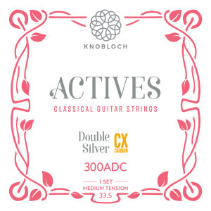 Knobloch Actives Double Silver CX Mediun 300ADC Muta Chitarra Classica