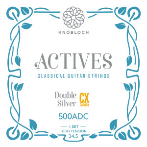 Knobloch Actives Double Silver CX Hi Tension 500ADC Muta Chitarra Classica