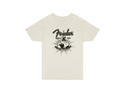 Fender World Tour T-Shirt Vintage White XXL