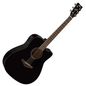 Yamaha Fgx800C Blii Acoustic Guitar Black