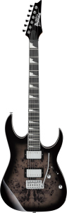 Ibanez GRG220PA1BKB Transparent Brown Black Burst