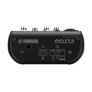 Yamaha Ag03Mk2 Mixer 3 Canali Live Streaming con Usb ed Interfaccia Audio