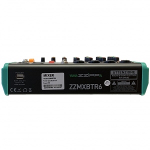 Zzipp Mixer Compatto 6 Canali con Multieffetto