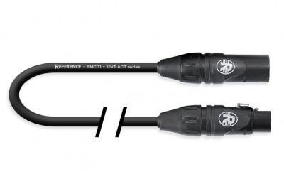 Reference Rmc01-Bk -Mf-1-A Cavo Professionale Microfonico 1 Mt