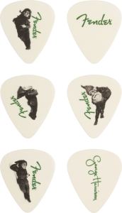Fender Plettri George Harrison All Things Must Pass Pick Tin Set 6 Pz