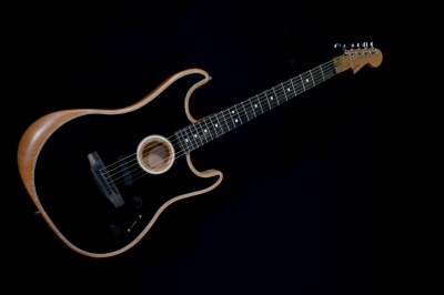 Fender American Acoustasonic Stratocaster Black