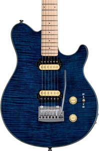 Sterling By Musicman Axis Flame Maple Top Neptune Blue