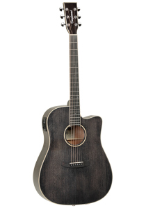 Tanglewood Winterleaf Tw5 E Black Shadow Chitarra Acustica Elettrificata