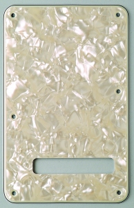 Fender Backplate Stratocaster Aged White Moto 4-Ply