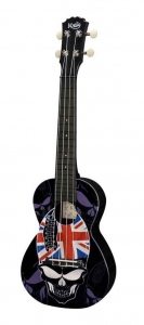 Korala Puc30004 Ukulele Concerto Teschio Con Cappello Union Jack