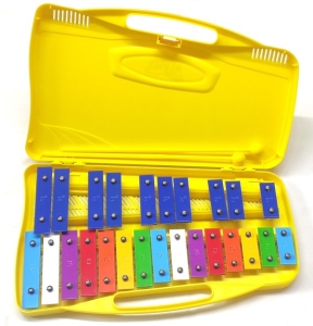 Alysee MT25CYL Metallophone 25 keys Yellow